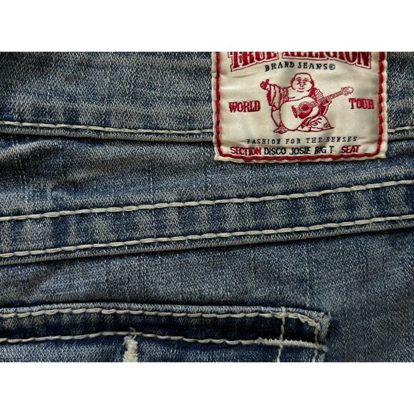 True Religion Disco Josie Big T Shorts 28 - Picture 5 of 7